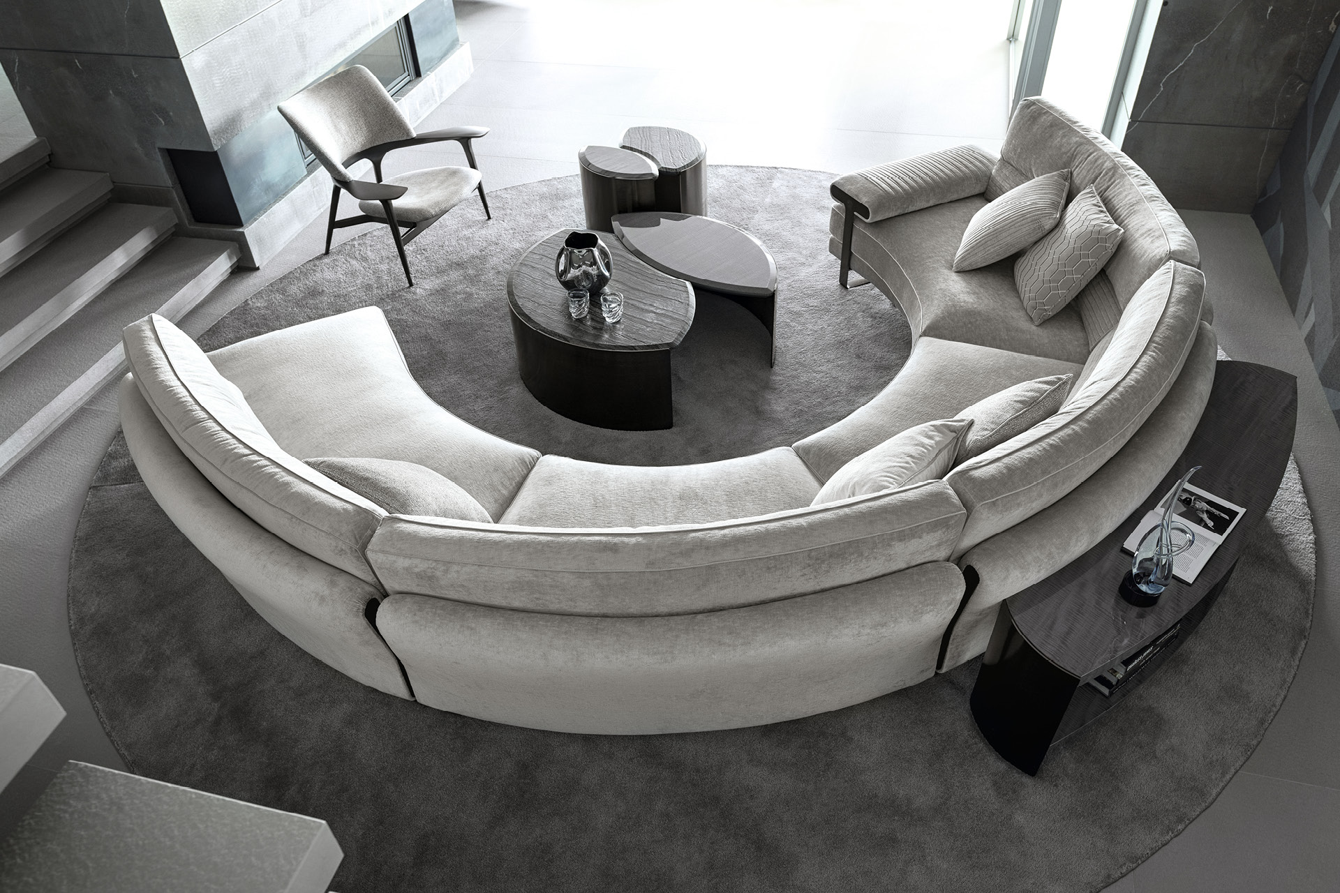 Mirage sectional sofa giorgio collection