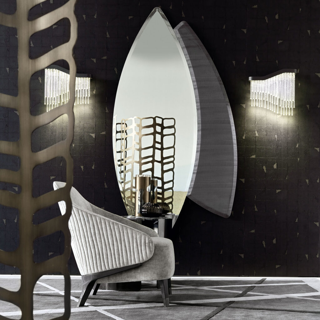 Mirage floor mirror - giorgio collection