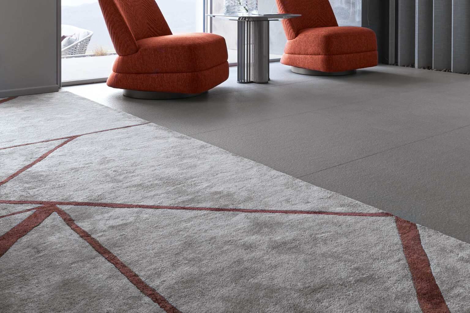 Orione rectangular carpet collection