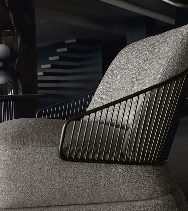 Moonlight occasional swivel armchair - giorgio collection