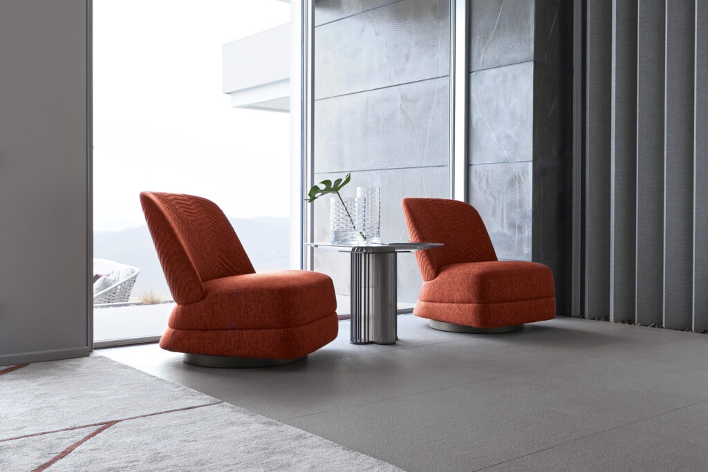 Moonlight occasional swivel chair collection