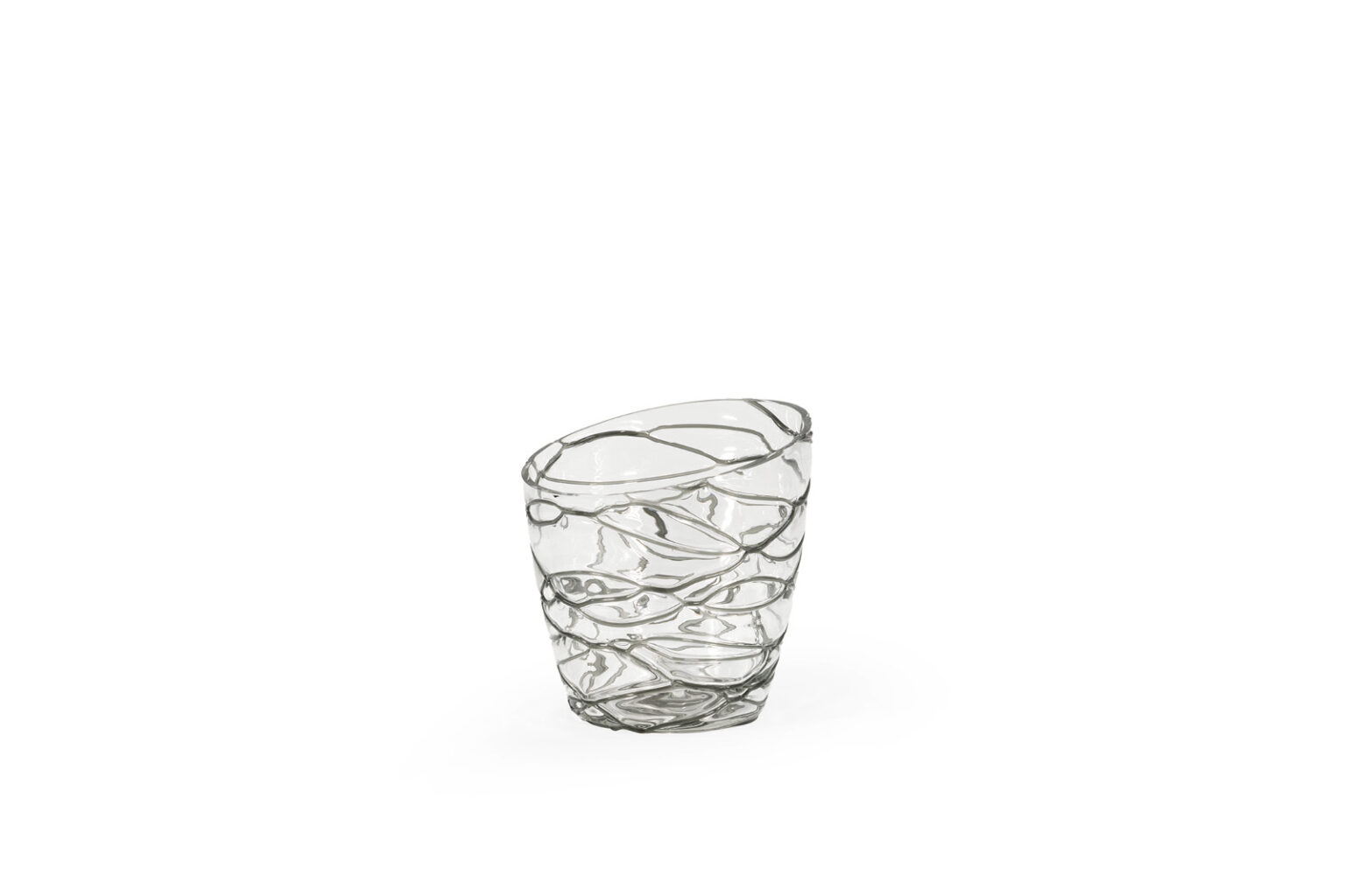thumbnail: Vienna Champagne Bowl 35 Cl Amber - 4 Stuks | Mondgeblazen Glas Met Spiraalpatroon